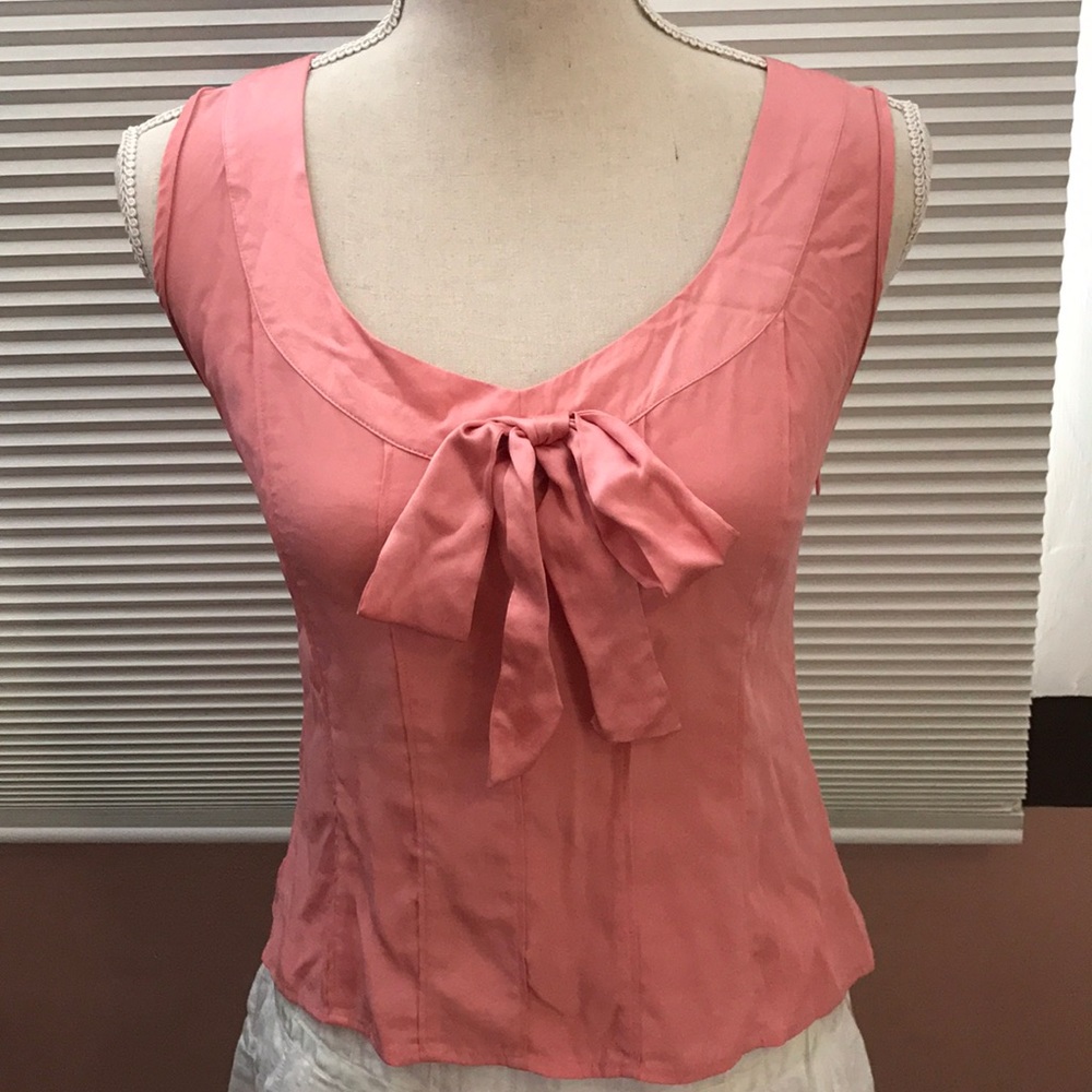 Banana Republic silk pink blouse size XS